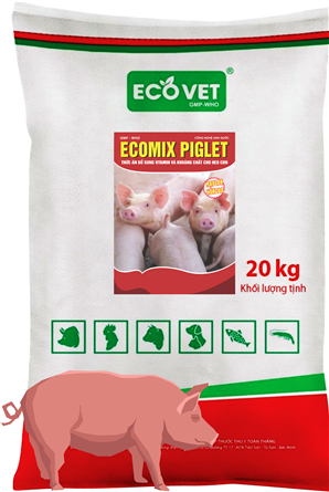 Ecomix Piglet - Thức ăn bổ sung vitamin và khoáng chất cho heo con