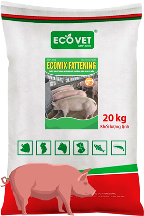 Ecomix Fattening - Thức ăn bổ sung vitamin và khoáng chất cho heo vỗ béo