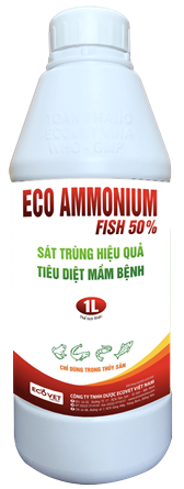 AMONIUM FISH 50% - SÁT TRÙNG HIỆU QUẢ, TIÊU DIỆT MẦM BỆNH