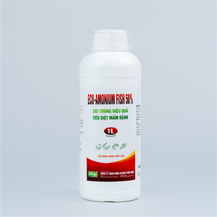 AMONIUM FISH 50% - SÁT TRÙNG HIỆU QUẢ, TIÊU DIỆT MẦM BỆNH