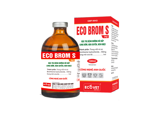 ECO BROM S - Special treatment for respiratory diseases, expectorant, asthma, wheezing