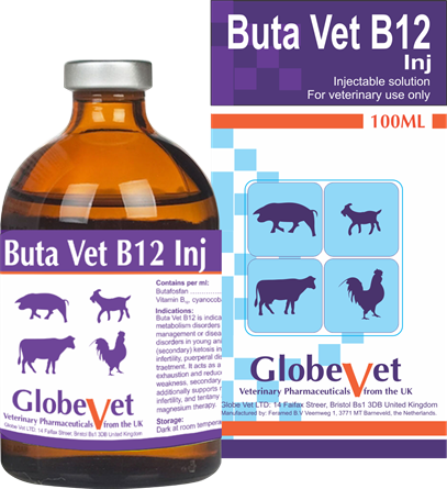 BUTA VET B12 - Kích thích và tăng cường quá trình trao đổi chất.