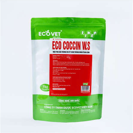 ECO - COCCIN W.S - Đặc trị cầu trùng và ký sinh trùng đường máu ở gia cầm.