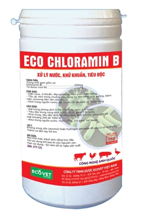 ECO CHLORAMIN B - Xử lý nước, khử khuẩn, tiêu độc.