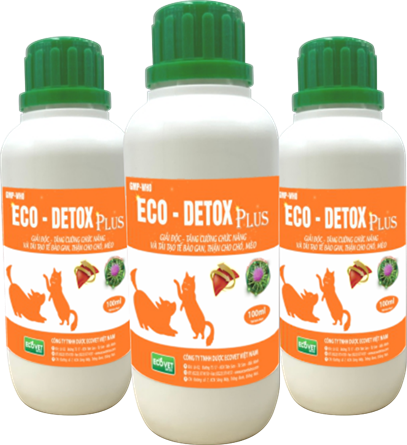 Eco Detox Plus - Detoxify, enhance function and regenerate liver and kidney cells for dogs and cats