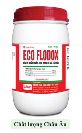 ECO FLODOX - Đặc trị nhiễm khuẩn, bệnh đường hô hấp, tiêu hóa