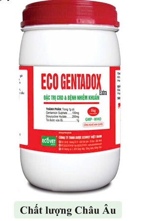 ECO GENTADOX EXTRA - ĐẶC TRỊ CRD VÀ BỆNH NHIỄM KHUẨN.