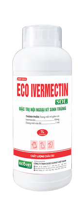 ECO IVERMECTIN SOL - Đặc trị nội, ngoại ký sinh trùng trên gia cầm.