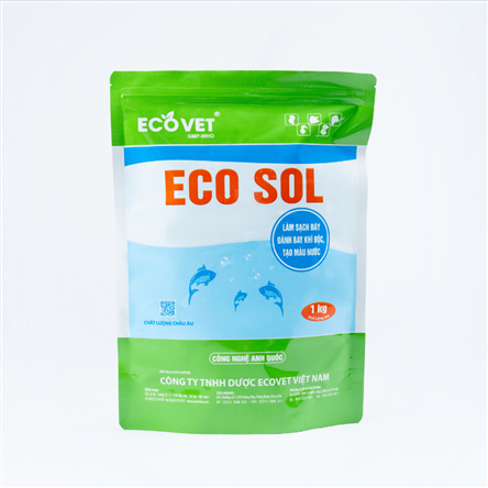 ECO SOL - Làm sạch đáy, đánh bay khí độc, tạo màu nước