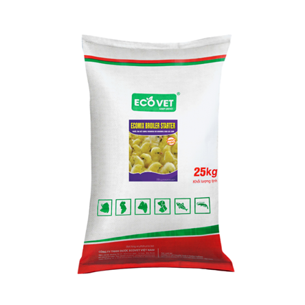 Ecomix Broiler Starter - Thức ăn bổ sung vitamin và khoáng chất cho gà con