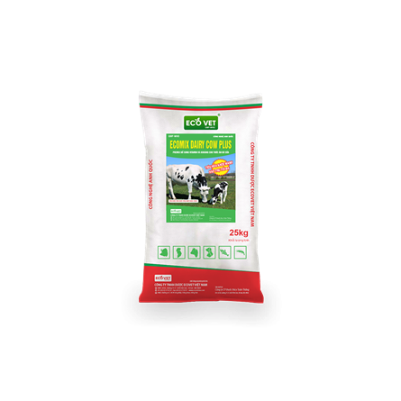  Ecomix Dairy Cow Plus - Thức ăn bổ sung vitamin và khoáng chất cho bò sữa cao sản.