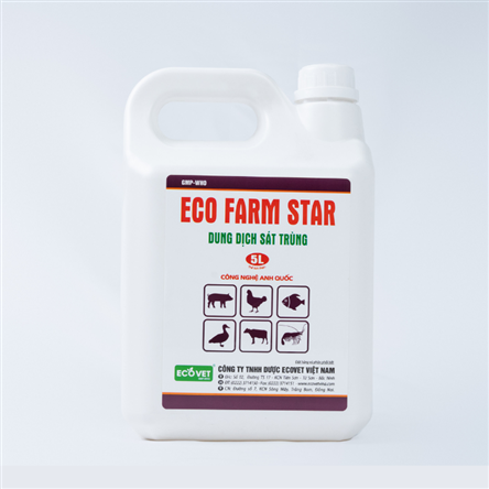 ECO FARM STAR - Thuốc sát trùng đậm đặc tiêu độc, sát trùng chuồng trại.