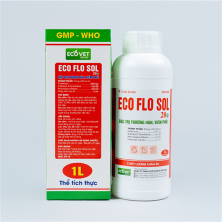 ECO FLO 20 SOL - Đặc trị thương hàn viêm phổi