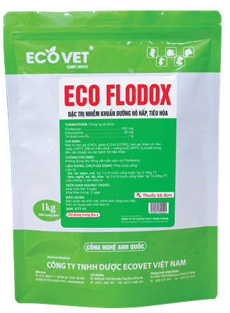 ECO FLODOX - Đặc trị nhiễm khuẩn, bệnh đường hô hấp, tiêu hóa