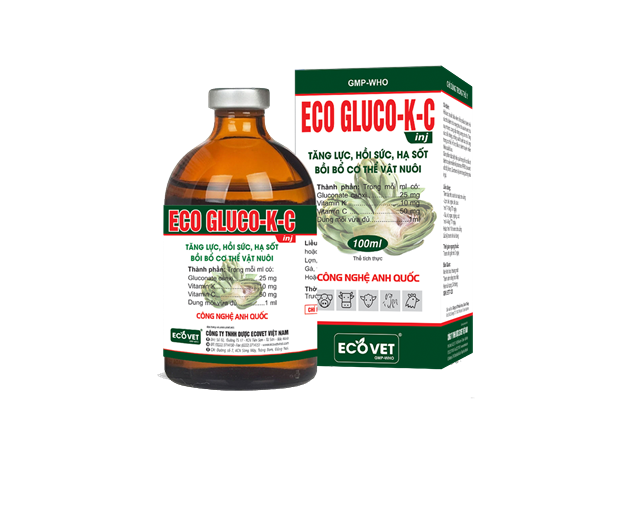 Eco Gluco KC - Enhancing strength, revitalizing, reducing fever, and nourishing the body of animals.