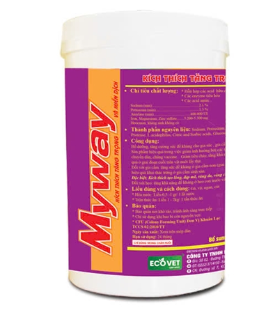 MYWAY -  BỔ SUNG PROBIOTIC - KÍCH THÍCH TĂNG TRỌNG NHANH  VÀ TĂNG CƯỜNG MIỄN DỊCH