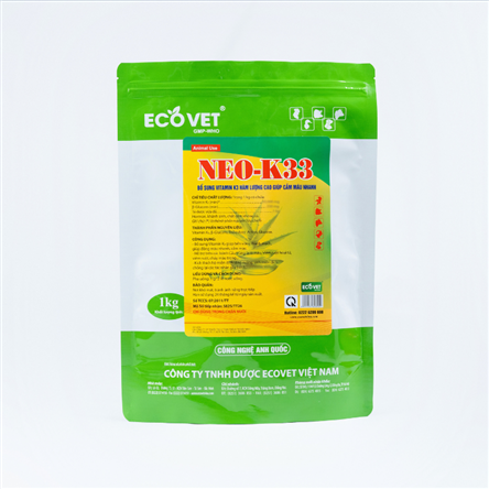 NEO-K33 - Cầm máu, hỗ trợ điều trị bệnh cầu trùng