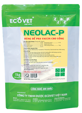 NEOLAC - P - Dùng để pha Vaccine cho uống.