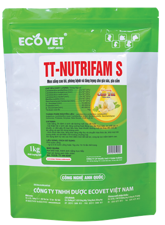 TT-NUTRIFAM S -  BỔ SUNG MEN VI SINH VẬT SỐNG CHỊU KHÁNG SINH.  GIẢI PHÁP HẠN CHẾ VÀ THAY THẾ KHÁNG SINH