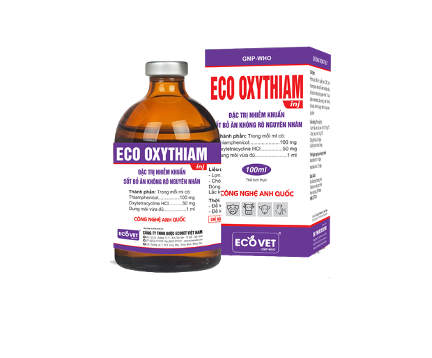ECO OXYTHIAM - Đặc trị nhiễm khuẩn, sốt bỏ ăn không rõ nguyên nhân.