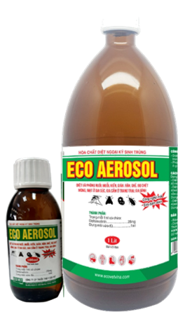 ECO AEROSOL - Diệt và phòng ruồi, muỗi, kiến, gián, rận, ghẻ, bọ chét, mòng mạt ở gia đình, ở trang trại....