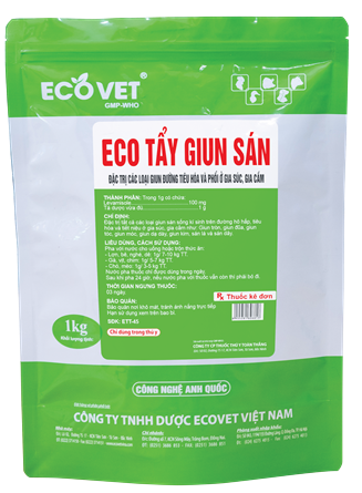 ECO TAY GIUN SAN - TREATMENT OF DIGESTIVE AND LUNG WORMS IN cattle AND POULTRY