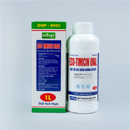 ECO TIMICIN ORAL - Đặc trị các bệnh đường hô hấp