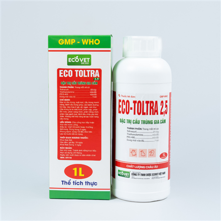ECO TOLTRA 2.5 - Đặc trị cầu trùng trên gia cầm