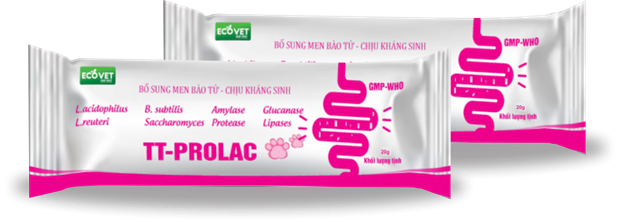 TT-PROLAC - BỔ SUNG MEN TIÊU HÓA PHÒNG TIÊU CHẢY CHO CHÓ, MÈO