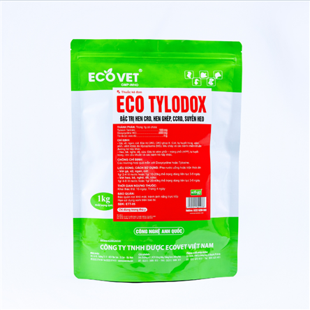ECO - TYLODOX - Đặc trị CRD vàn hen ghép CCRD, suyễn heo.