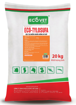 ECO TYLOSUFA - ĐẶC TRỊ NHIỄM KHUẨN ĐƯỜNG RUỘT, HÔ HẤP TRÊN HEO VÀ GIA CẦM