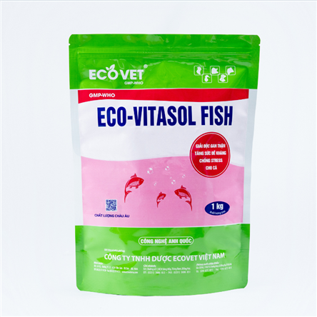 ECO VITASOL FISH - Giải độc gan thận, tăng cường sức đề kháng, phòng chống stress trên cá