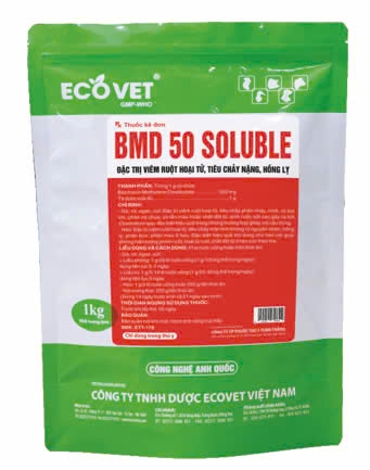 BMD 50 SOLUBLE - Long đờm, giảm ho, tăng sức đề kháng. 